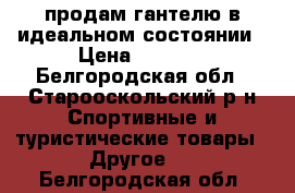 продам гантелю в идеальном состоянии › Цена ­ 1 000 - Белгородская обл., Старооскольский р-н Спортивные и туристические товары » Другое   . Белгородская обл.